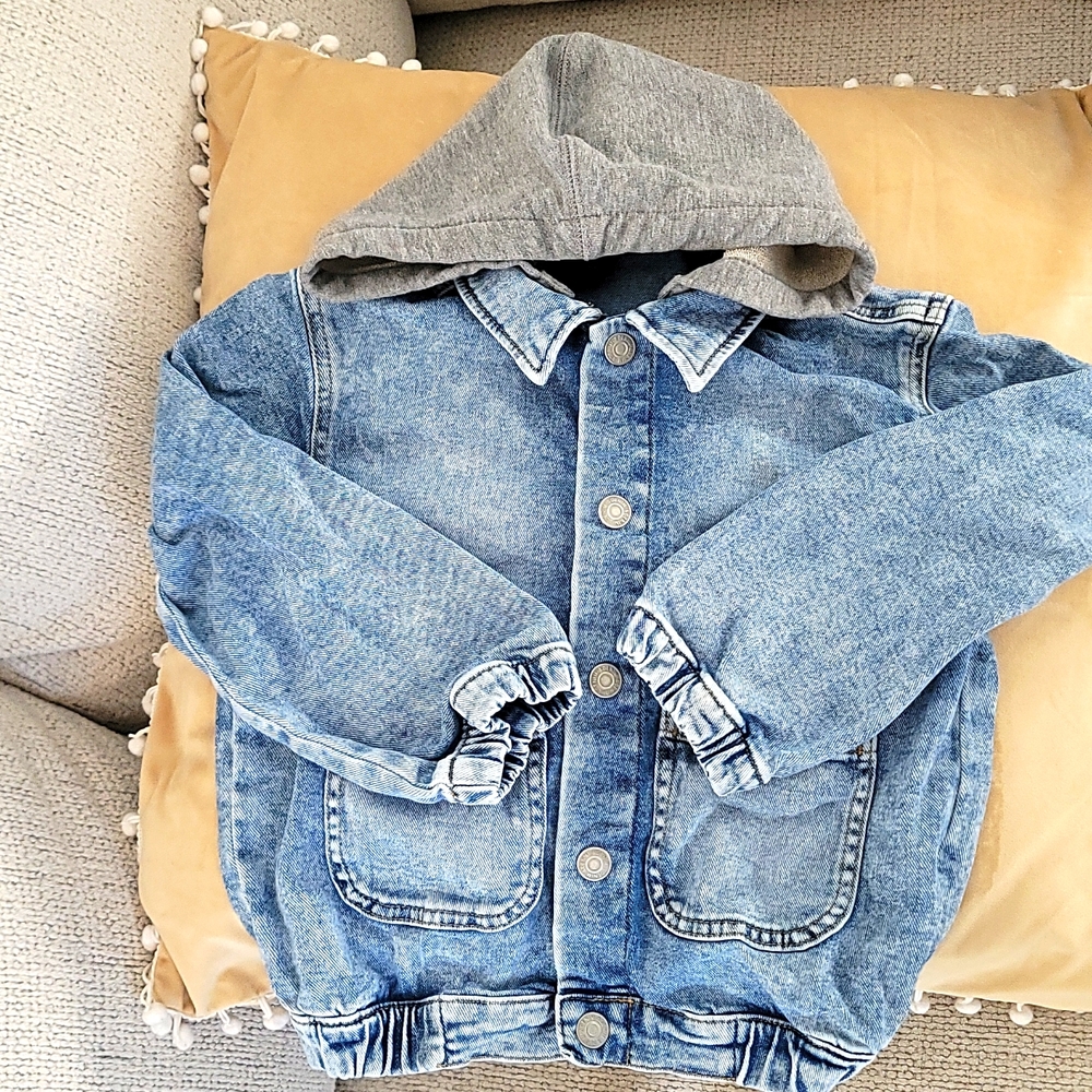 Boys H&M Denim Jacket with hood